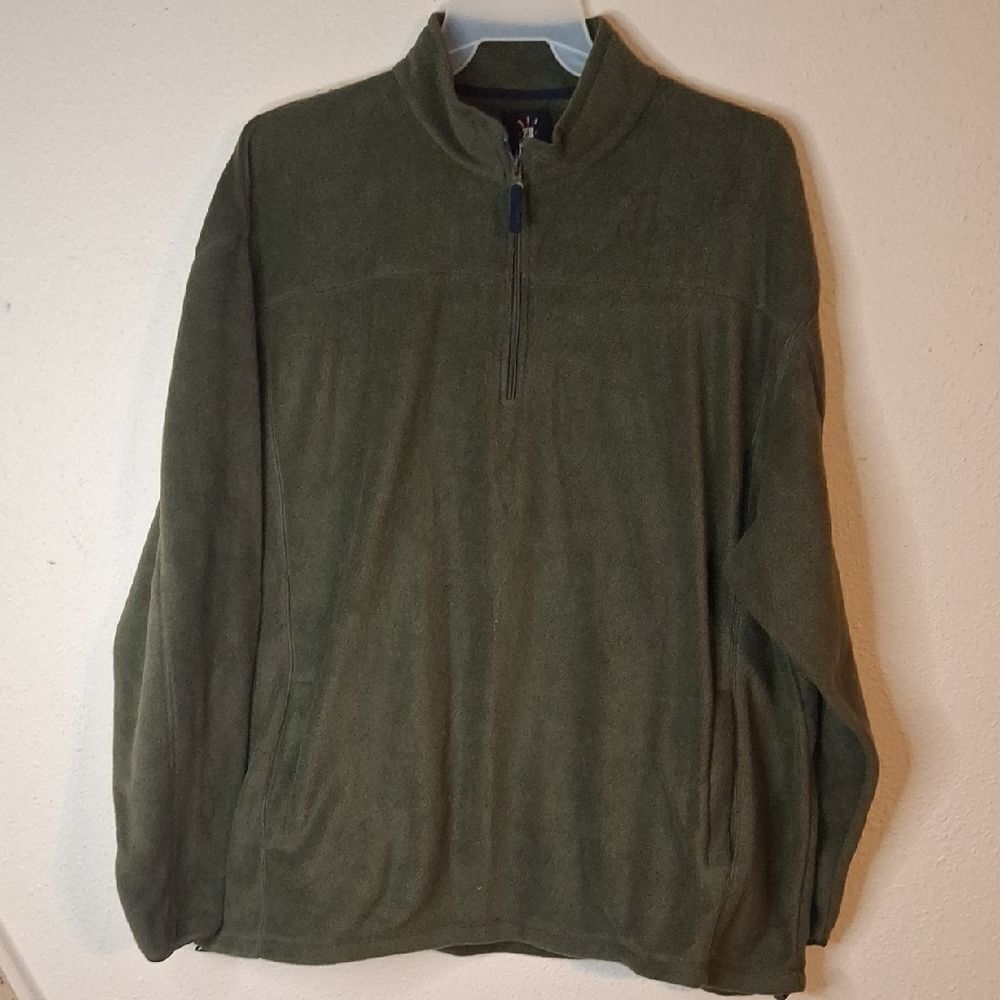 Ivy Crew Men's Green Half-Zip Sweater size 2X